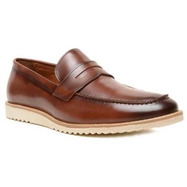 Imagem de Sapato Mocassim Masculino Oxford Casual Couro Legitimo Loafer Fino-Masculino