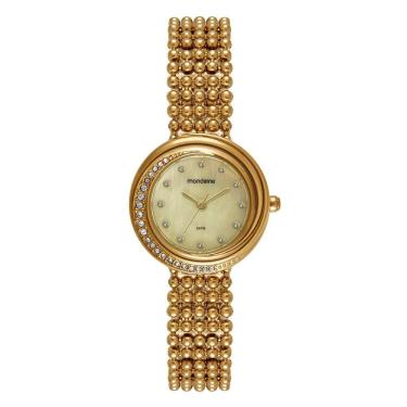 Imagem de Relogio Mondaine Feminino Ref: 32978lpmvdm1 Bracelete Dourado