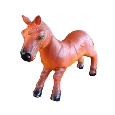 Imagem de Brinquedo Animais De Borracha Grande Macio Com Som Modelo:Cavalo - SAC