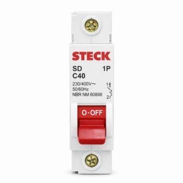 Imagem de Disjuntor Din Steck 1X40A Curva C