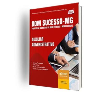 Imagem de Apostila Prefeitura de Bom Sucesso-MG - Auxiliar Administrativo - Apos