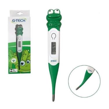 Imagem de Termômetro Digital Febre Clínico TH400 Flexível Sapo c/ Selo - G-Tech