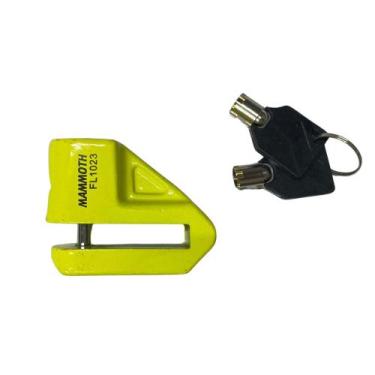 Imagem de Trava Disco Moto Sem Alarme Cadeado Antifurto - Mammoth, Verde