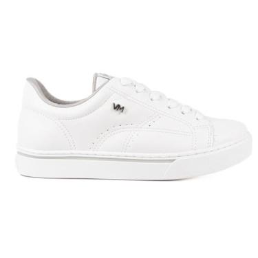 Imagem de Tênis Feminino Branco Via Marte Plataforma Sola Reta 016-008, 35, Bran