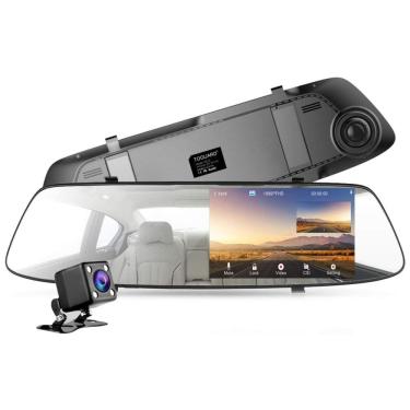 Imagem de Câmera Veicular Frontal Retrovisor 1080P á Proba d com Sensor de Estacionamento, TOGUAR...