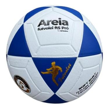 Imagem de Bola Futevôlei Areia Altinha Fut Mesa Vulcanizada N5 Oficial, Azul
