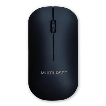 Imagem de Mouse Sem Fio Multilaser MO307 1200 DPI 2.4GHz USB Preto