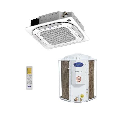 Imagem de Ar-Condicionado Split Cassete 4 Vias Inverter Carrier Connect 24.000 BTUs R-32 Só Frio...