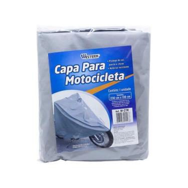 Imagem de Capa Impermeável Para Cobrir Moto Motocicleta Tam Médio - Western, Cin