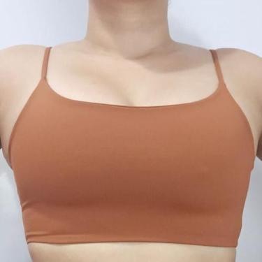 Imagem de Top Fitness Duplo Alça Fina Suplex Poliamida Compressão 2 - Landim Sto