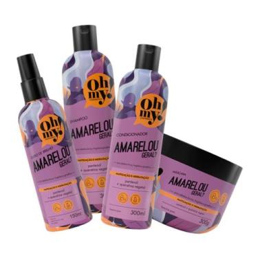 Imagem de Kit Matizante Amarelou Geral Oh My! C/ Pantenol  4 Produtos