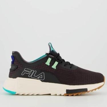 Imagem de Tênis Fila F Virtuous Preto e Verde-Masculino