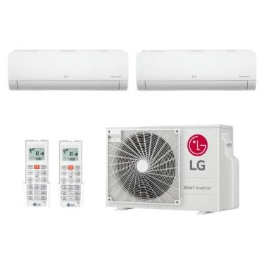 Imagem de Ar Condicionado Multi Split Inverter LG 30000 BTUs (7000+24000 HW) Que