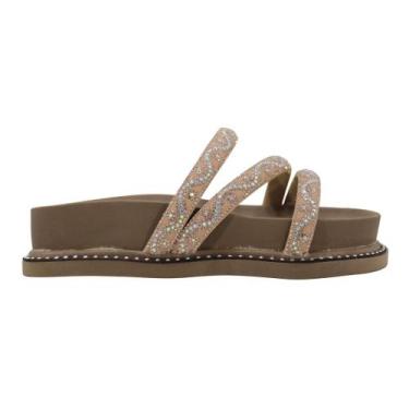 Imagem de Tamanco Melshoes Feminino Bronze, Br, Bronze, 35