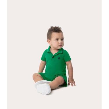 Imagem de Macacão Infantil Menino Básico em Meia Malha - MALWEE, Amarelo, M