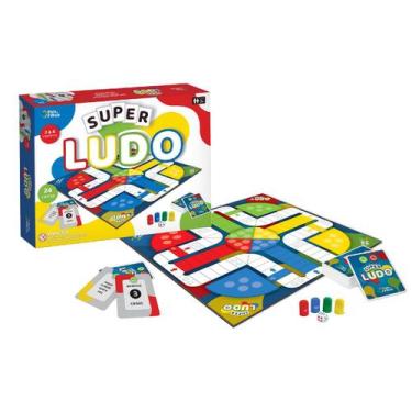 Imagem de Jogo de Tabuleiro Super Ludo - Pais e Filhos