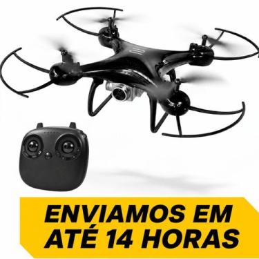 Imagem de Drone Profissional 8S Com Câmera HD 1080p FPV WiFi Controle 2.4GHz Voo