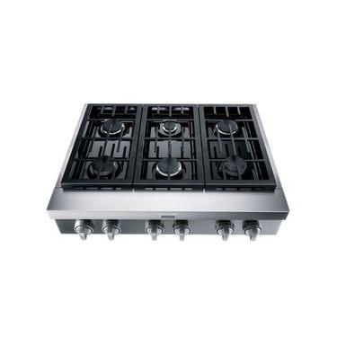 Imagem de Rangetop de Embutir Semiprofissional Brastemp Gourmand 6 Bocas Inox com Chamas de Alta Potência e Simmer - BDR90AR 110