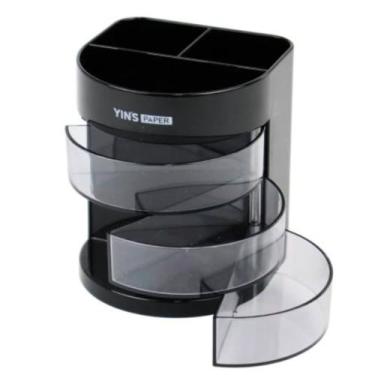 Imagem de Porta Treco Multiuso 6 Nichos  Organizador de Mesa para Lápis, Canetas