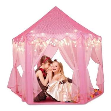 Imagem de Barraca Toca Infantil Tenda Cabana Casinha Com Luz - IMPORT