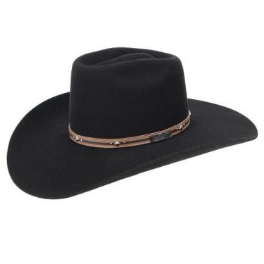 Imagem de Chapéu Copa Alta Preto Texas Diamond 20987, 56