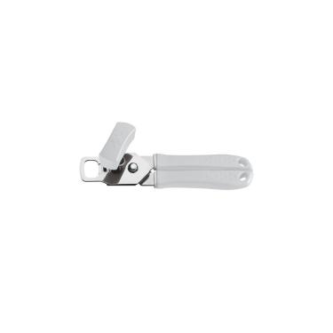 Imagem de Abridor de Latas Tramontina Utilitá 25605-180 Aço Inox com Cabo de Polipropileno Ergonômico Branco