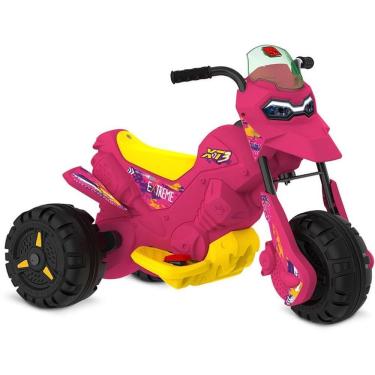 Imagem de Moto Elétrica Infantil XT3 6V 2 Marchas Manoplas Emborrachadas Pink Brinquedos Bandeirante