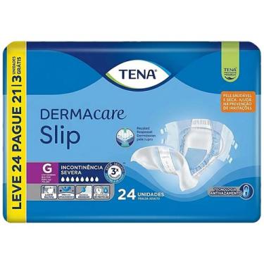 Imagem de Fralda Geriátrica Tena Dermacare Slip Tam G 24 unidades
