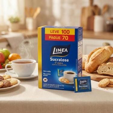 Imagem de Adoçante em Pó Linea Sucralose 35g Kit 3 Caixas 70un cada, Linea