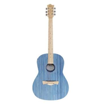 Imagem de Violão Eletrico Tagima Memphis Naturale Bambu Azul