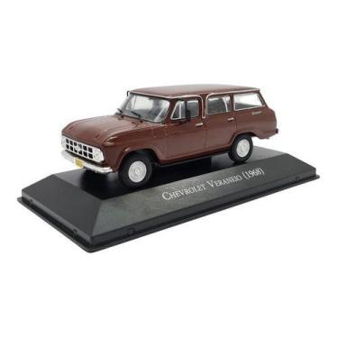 Imagem de Miniatura Chevrolet Veraneio 1968 Marrom Metal 1:43 - Planeta Deagosti