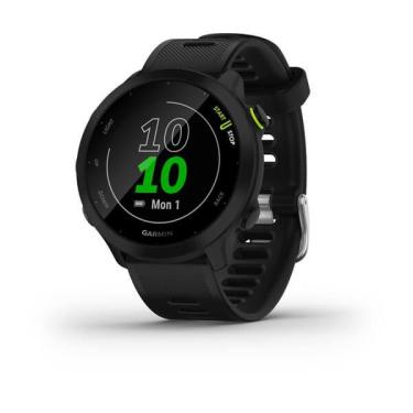 Imagem de Relógio Garmin Forerunner 55 Preto eu Monitor Cardíaco de Pulso com gps