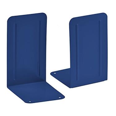 Imagem de Acrimet Bibliocanto Premium – Suporte para Livros de Metal 1 Par, Azul Escuro