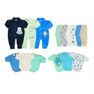 Imagem de Atacado Roupa Bebê 15Pçs Maternidade Enxoval Menino Menina