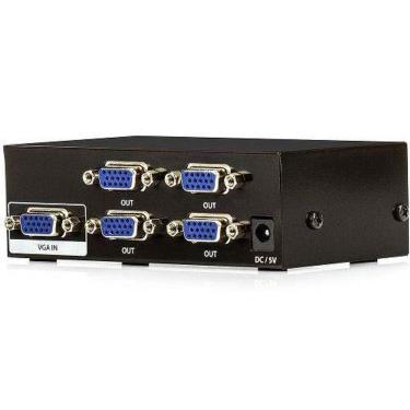 Imagem de Splitter VGA 1x4 Distribuidor VGA 4 Portas: 1 Entrada 4 Saídas VGA