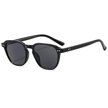 Imagem de Óculos de Sol Retrô Retrô Retrô Masculino Feminino Vintage Masculino Feminino UV400 Óculos Gafas De Sol,preto,A