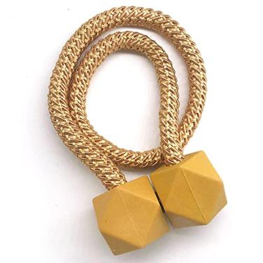 Imagem de Suporte magnético para cortina de poliéster ganchos para fivela de fivela para decoração de casa acessórios para cortina de amarração para casa decoração para casa, H