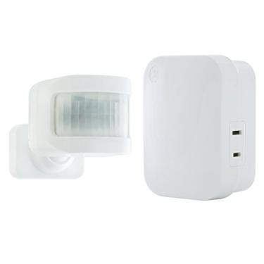 Imagem de Sensor de movimento de controle de luz sem fio MY SELECTSMART GE, ligado/desligado, 1 tomada, 45 m Alcance do receptor de plug-in, ideal para lâmpadas e iluminação interna, sem necessidade de fiação, ativado por movimento, montável, 36235