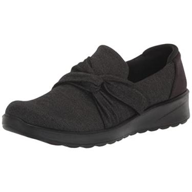 Imagem de BZees Mocassim feminino Glimmer, Brilho preto, 38