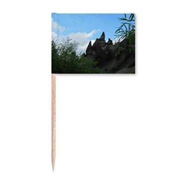 Imagem de Yamagata Mountain Art Deco Presente Fashion Palito de Dentes Marcadores Decoração de Festa