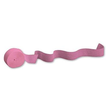Imagem de Creative Converting Rolo de papel crepom de toque colorido, 2,4 m, rosa doce