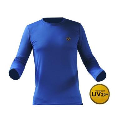 Imagem de Camisa Térmica Proteção Solar Uv Camiseta Segunda Pele Uv35 - Maicol D
