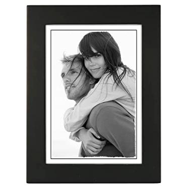 Imagem de Malden — Moldura ampla de madeira real, vidro real – preta