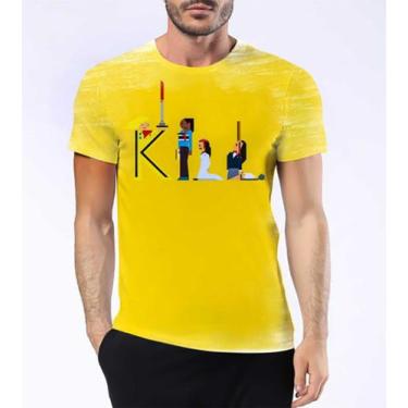 Imagem de Camisa Camiseta Kill Bill Filme Amarelo Espada Vingança 9 - Estilo Kra