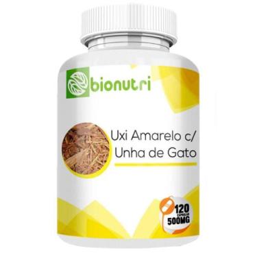 Imagem de Uxi Amarelo Com Unha De Gato 120 Cápsulas 500Mg - Bionutri