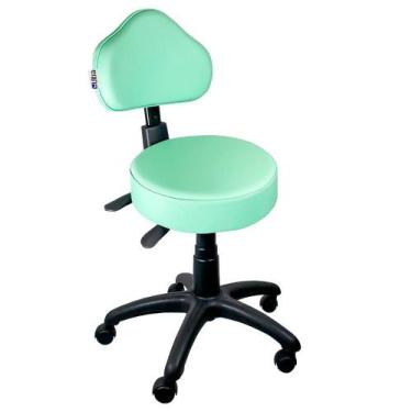 Imagem de Cadeira Mocho Verde Claro Ergonômico - Ultra Móveis - Ultra Móveis Cor