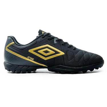 Imagem de Chuteira Society Umbro Attak Eternal Preto/dourado/grafite U01fb072-198 44