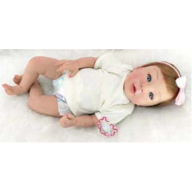 Bebe Reborn Boneca Princesa Silicone Banho Realista K02 - Ana Dolls -  Bonecas - Magazine Luiza