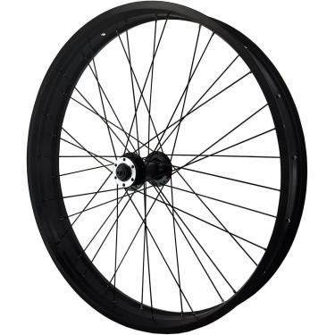 Imagem de Roda de bicicleta gorda, freio a disco de 20/26 polegadas, liberação rápida, 32/36 furos, roda de bicicleta de neve, liga de alumínio, 2 cubos de rolamento,Roda Dianteira,26''