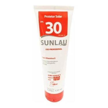 Imagem de 20 Creme Protetor Bloqueador Solar  Sunlau Fps30 Facial 120g FPS 30